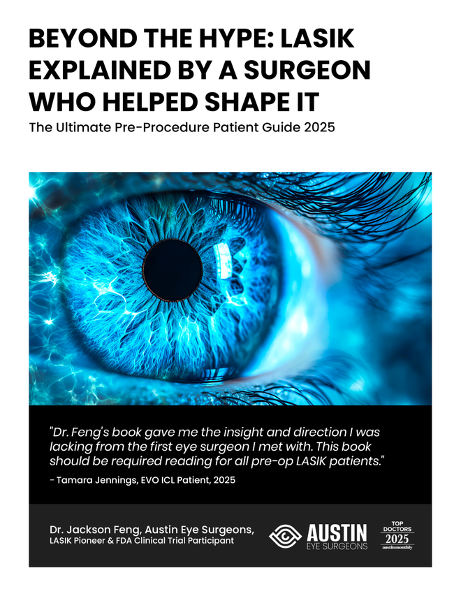 a blue eye on an ebook