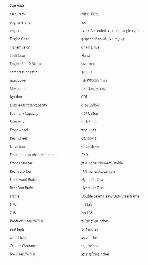 Blurry screenshot of a two-column settings or details list with labels on the left and values on the right.