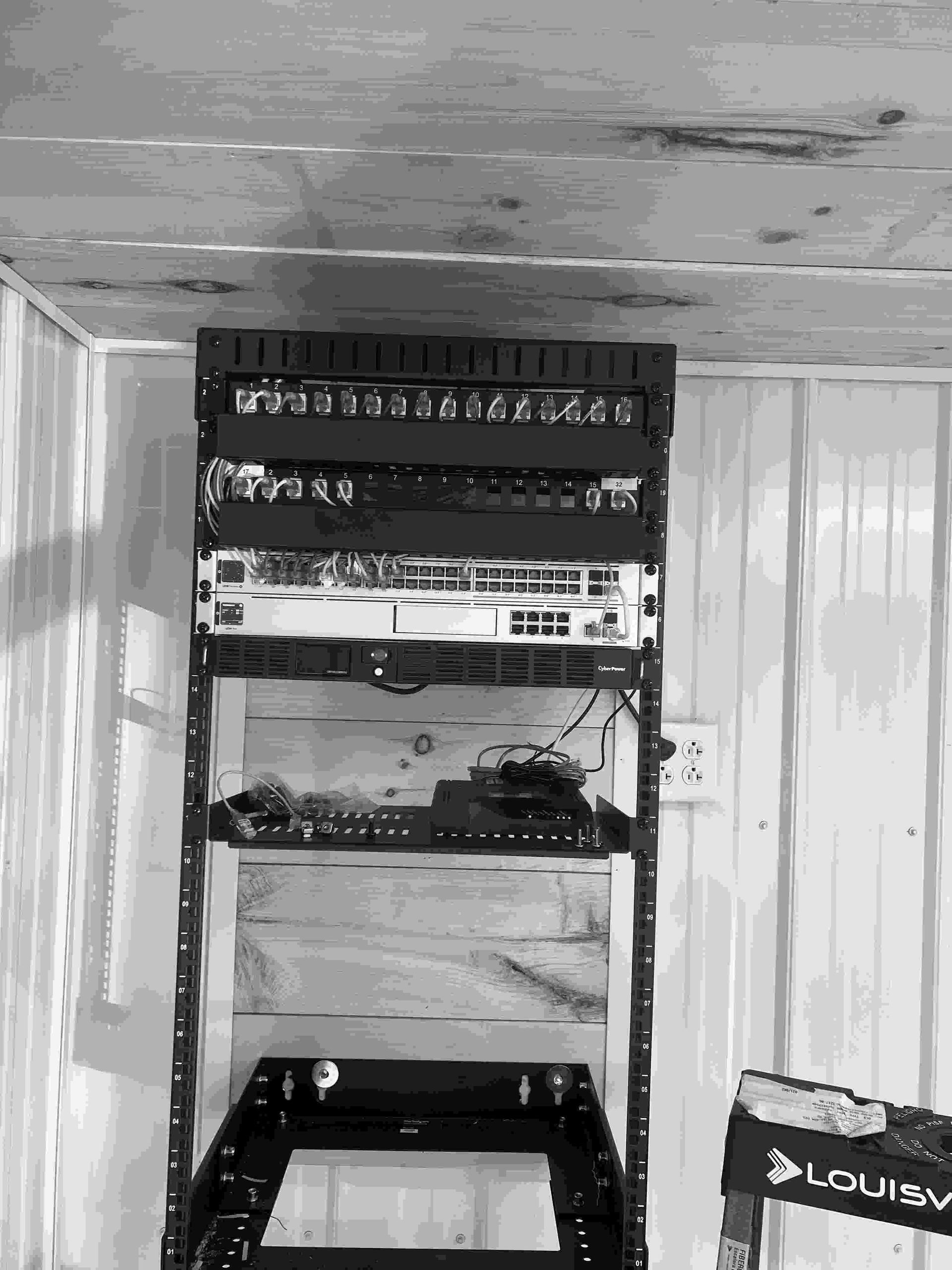 New Structured Data Cabling competed for an HVAC Company in Ontario County, NY