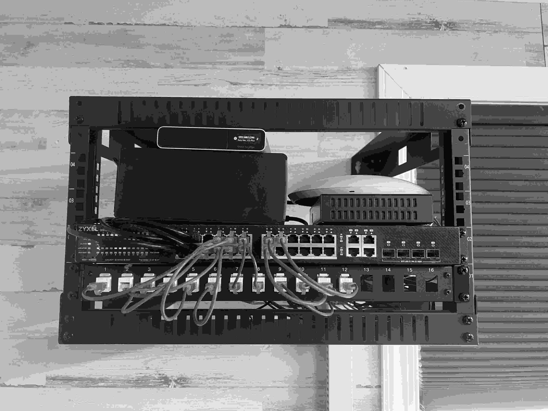 Network Rack Clean up - Erie County NY