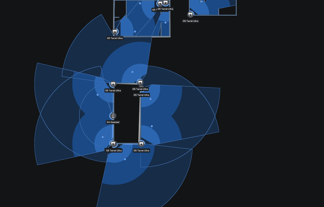 Security Camera Coverage Map