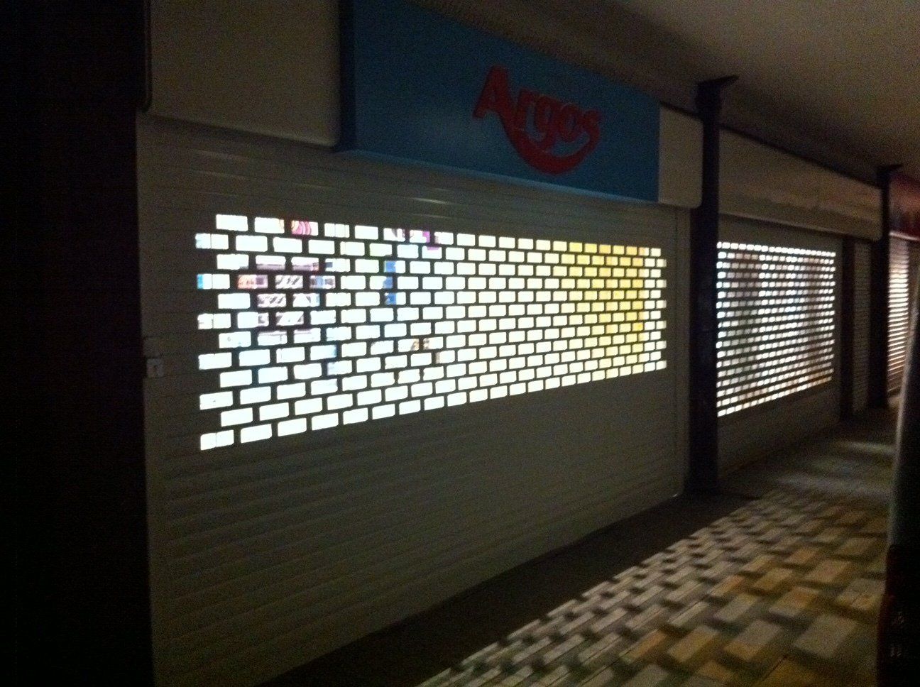 A store with a sign that says ' a ' on it