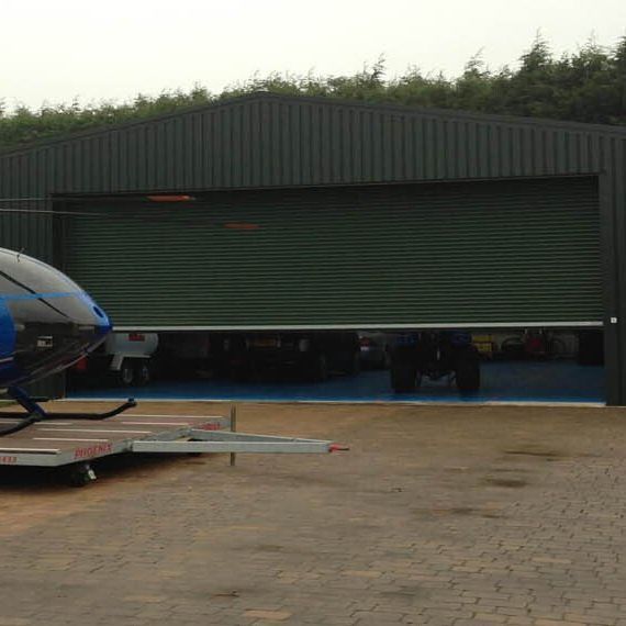 Industrial roller shutter doors