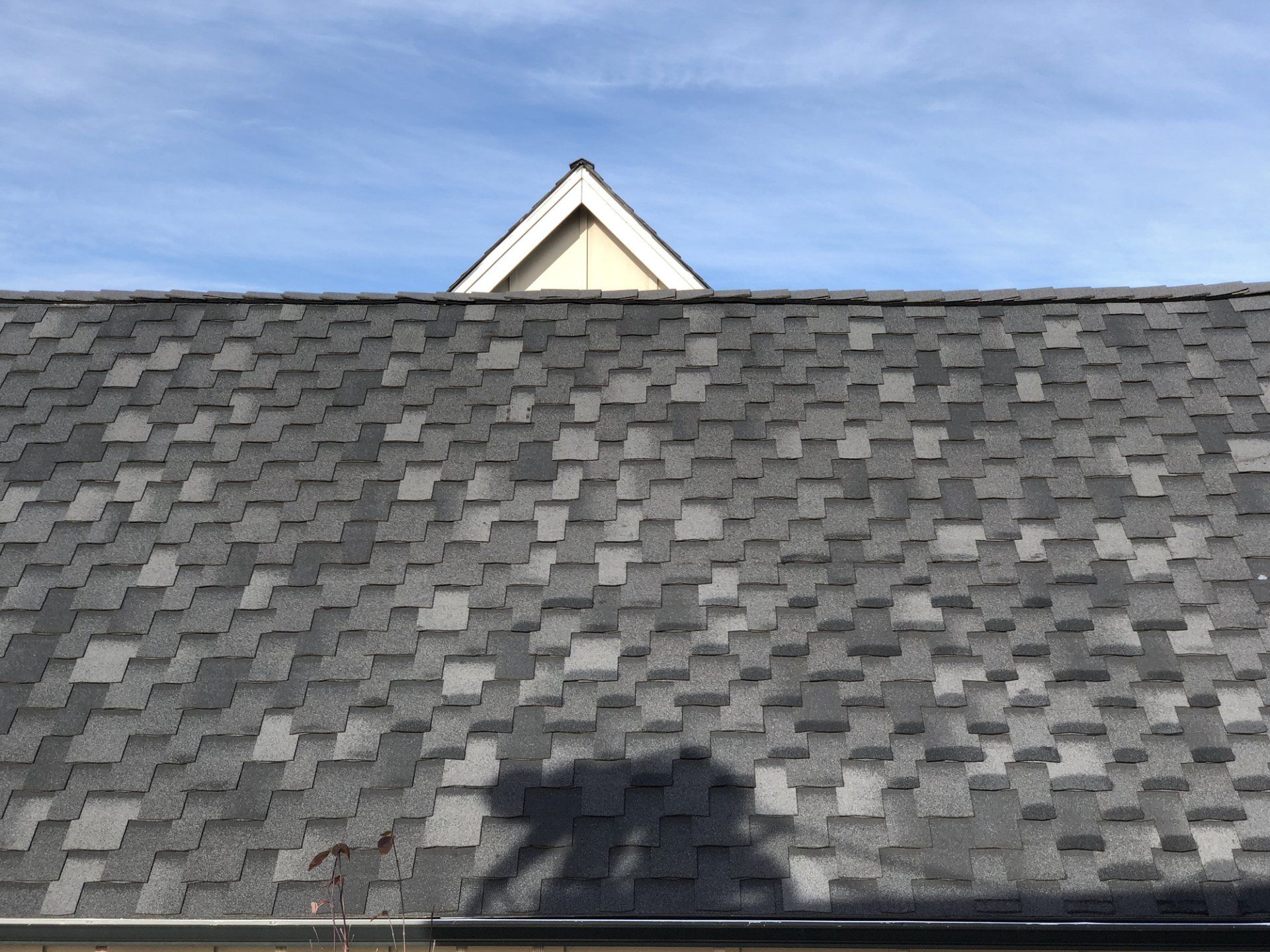 A Man's Shadow Measuring - Tinley, IL - Byrne Johnson Roofing Inc
