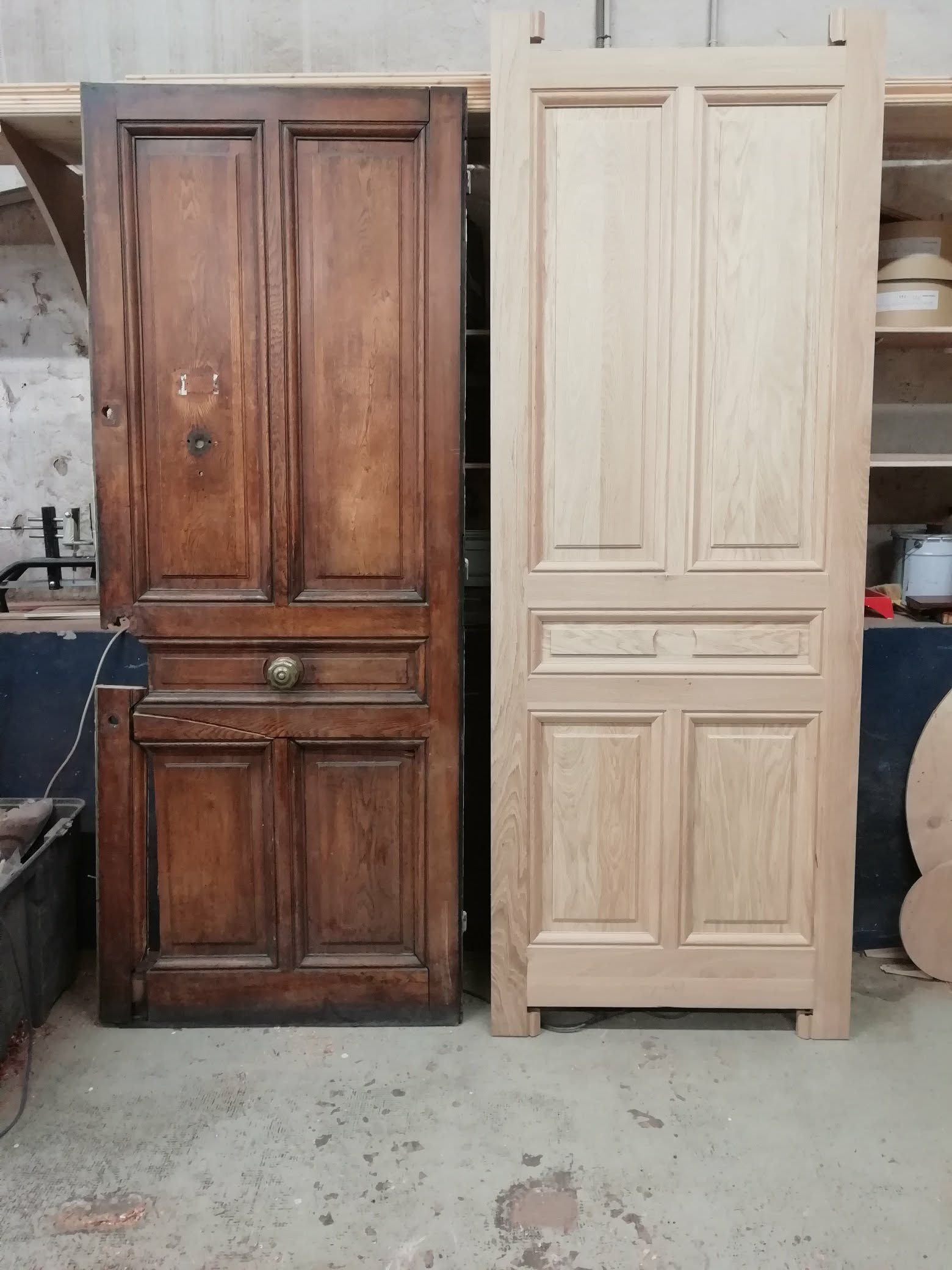 Réparation porte bois Rhône