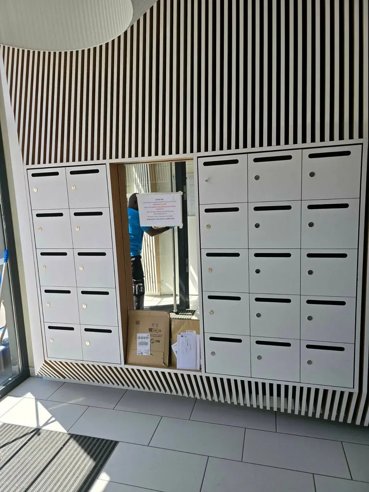 Installation boîtes aux lettres Art et Tradition