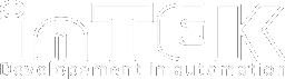 Logo bianco con una