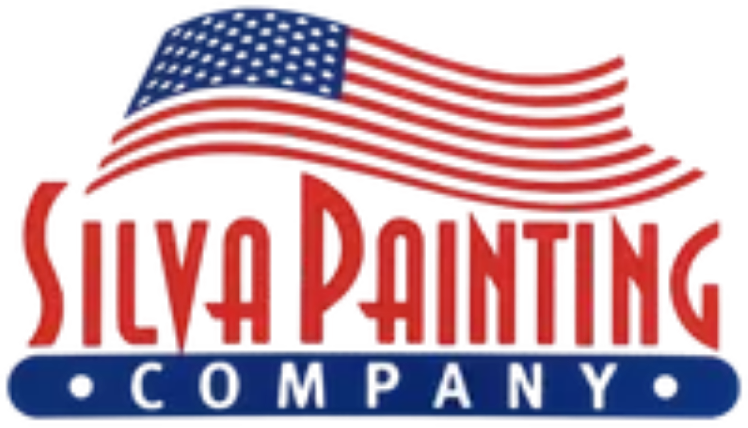 Silva Painting Company logo with a stylized American flag in red, white, and blue