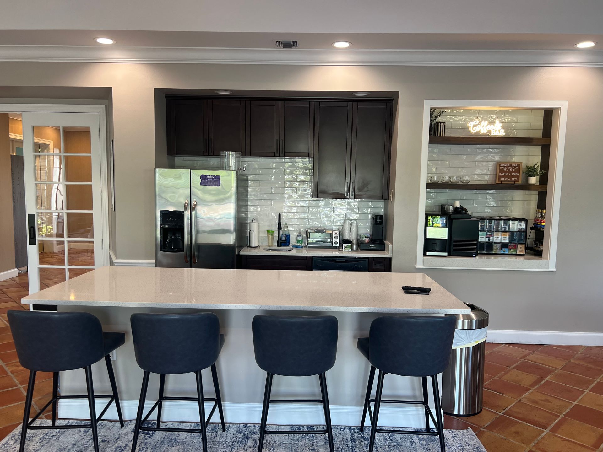 Freshly Renovated Kitchenette in Clubhouse