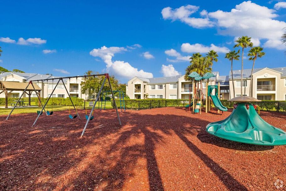 We love our little residents! Let your kids run free and have a blast at our community playground.
