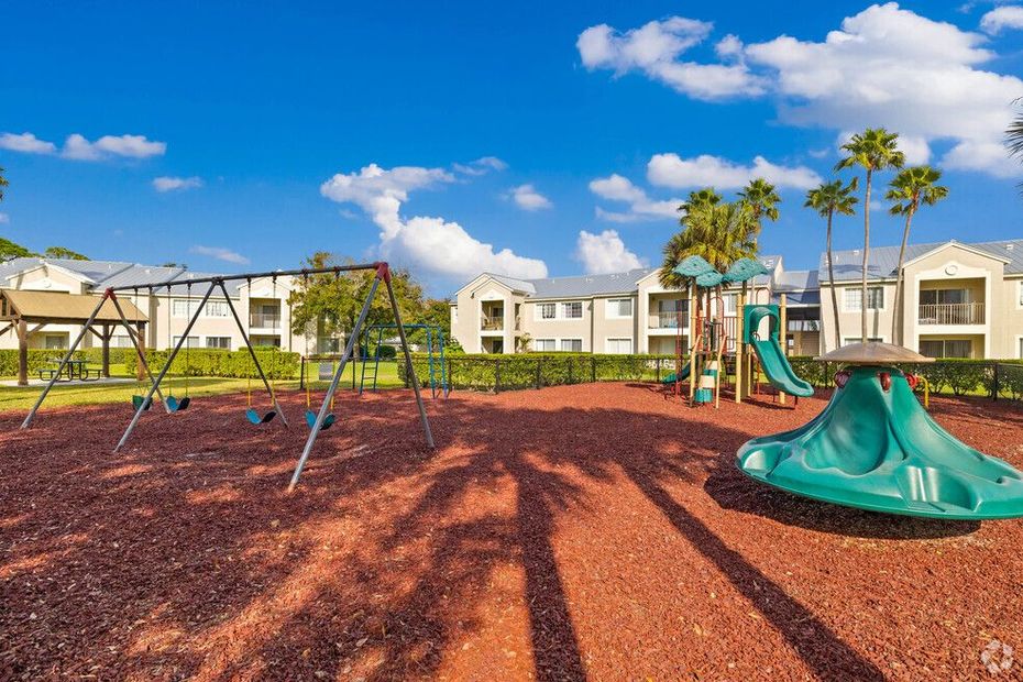 We love our little residents! Let your kids run free and have a blast at our community playground.