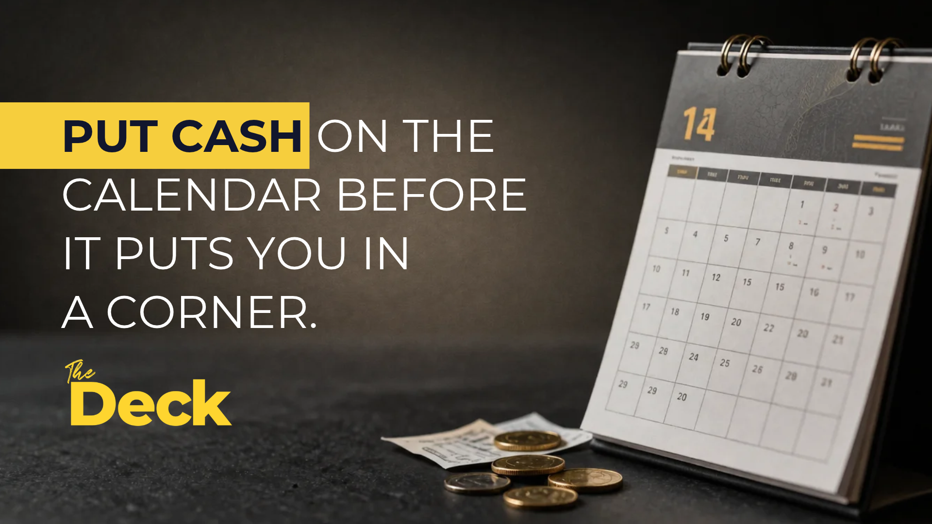 Why a weekly cash review gives home service founders fewer surprises and more peace.