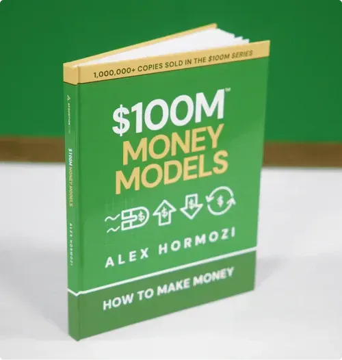 the 100m money models book Alex Hormozi
