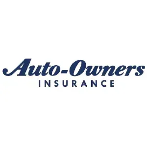 Auto-Owners Insurance logo in navy blue on a white background