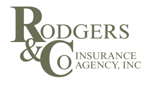 Rodgers & Co Insurance Agency, Inc. logo in green serif lettering on a white background