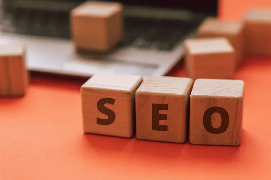 SEO alphabet blocks