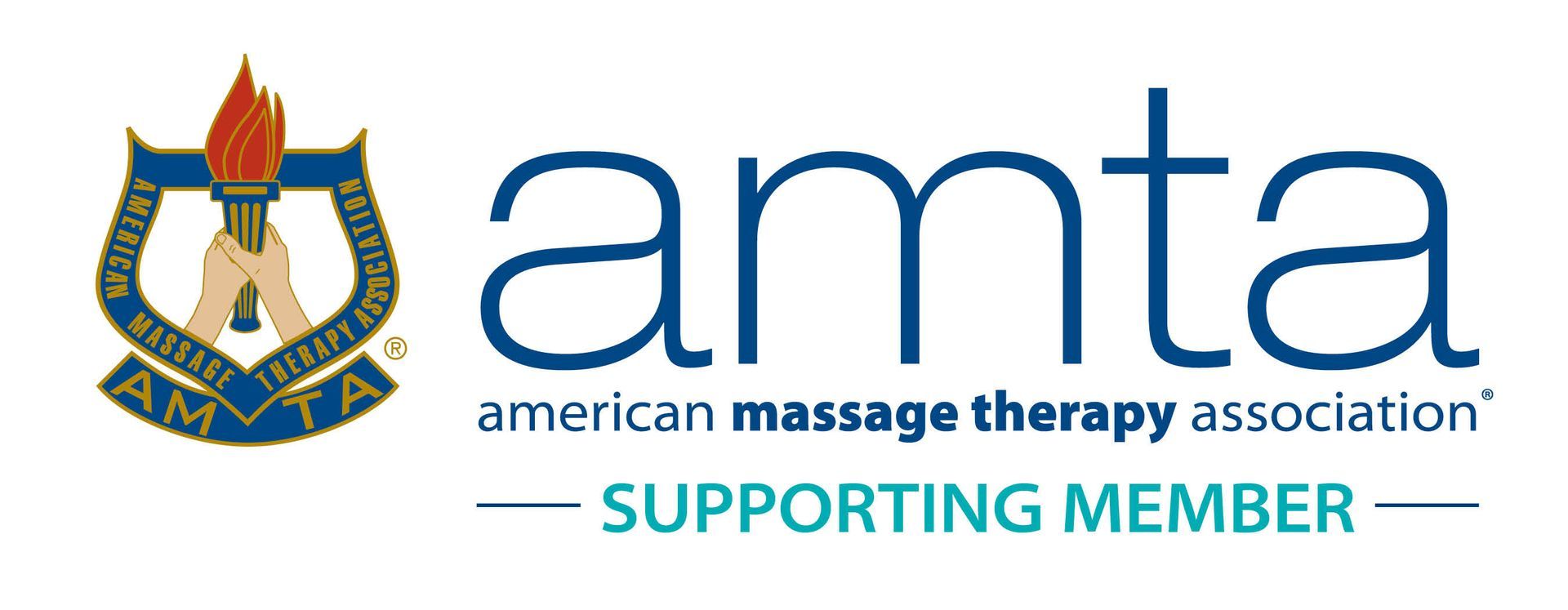 A logo for the american massage therapy association