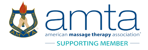 The logo for the american massage therapy association