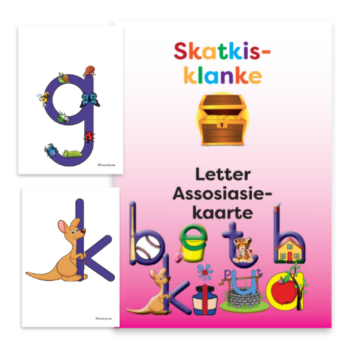 Cards with lowercase letters