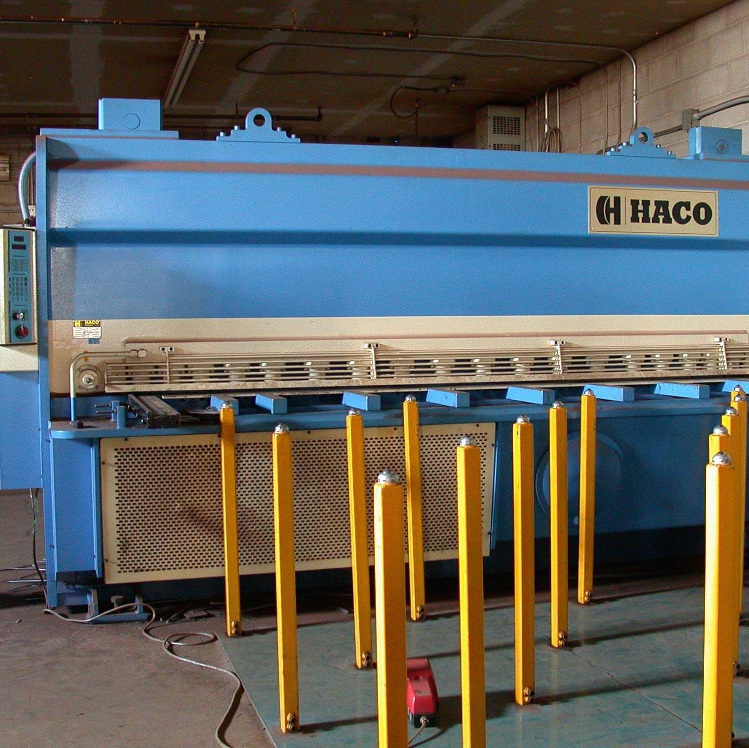 A machine that has the word haco on it