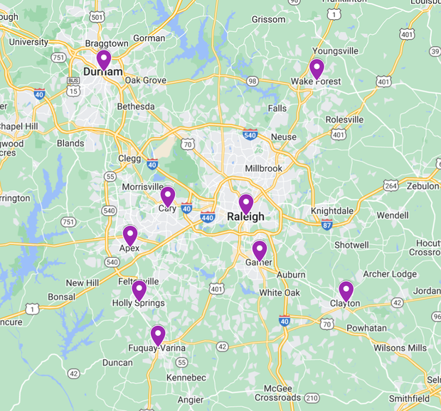 mosquito wizard service areas
