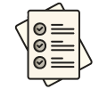 Checklist with three completed tasks showing assessment planning at a family assessment centre