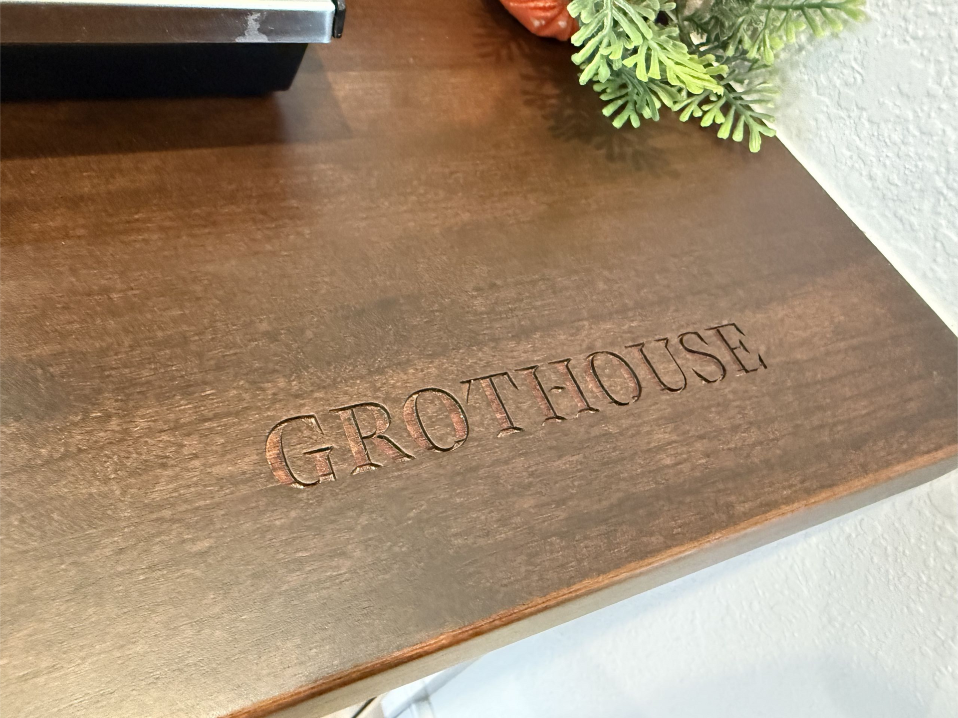 Grothouse proudly represented by JCAOS. Come see a unique wood countertop in our showroom!