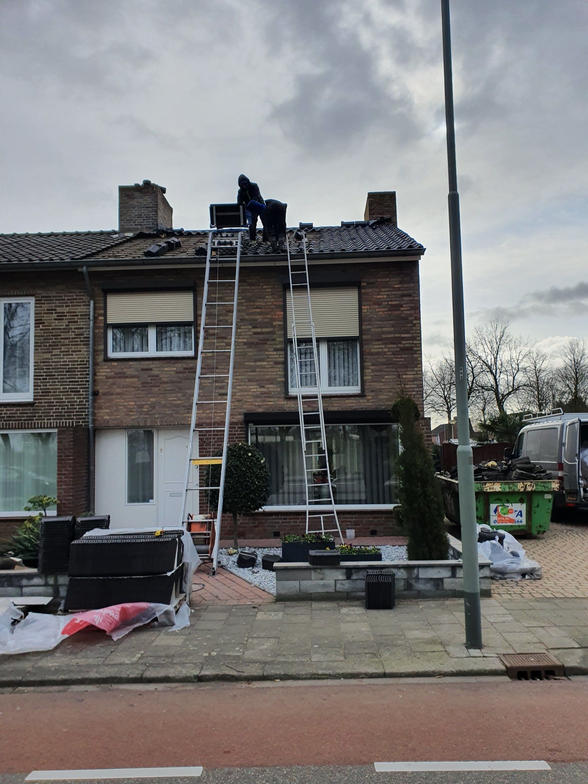 Pannendak reparatie