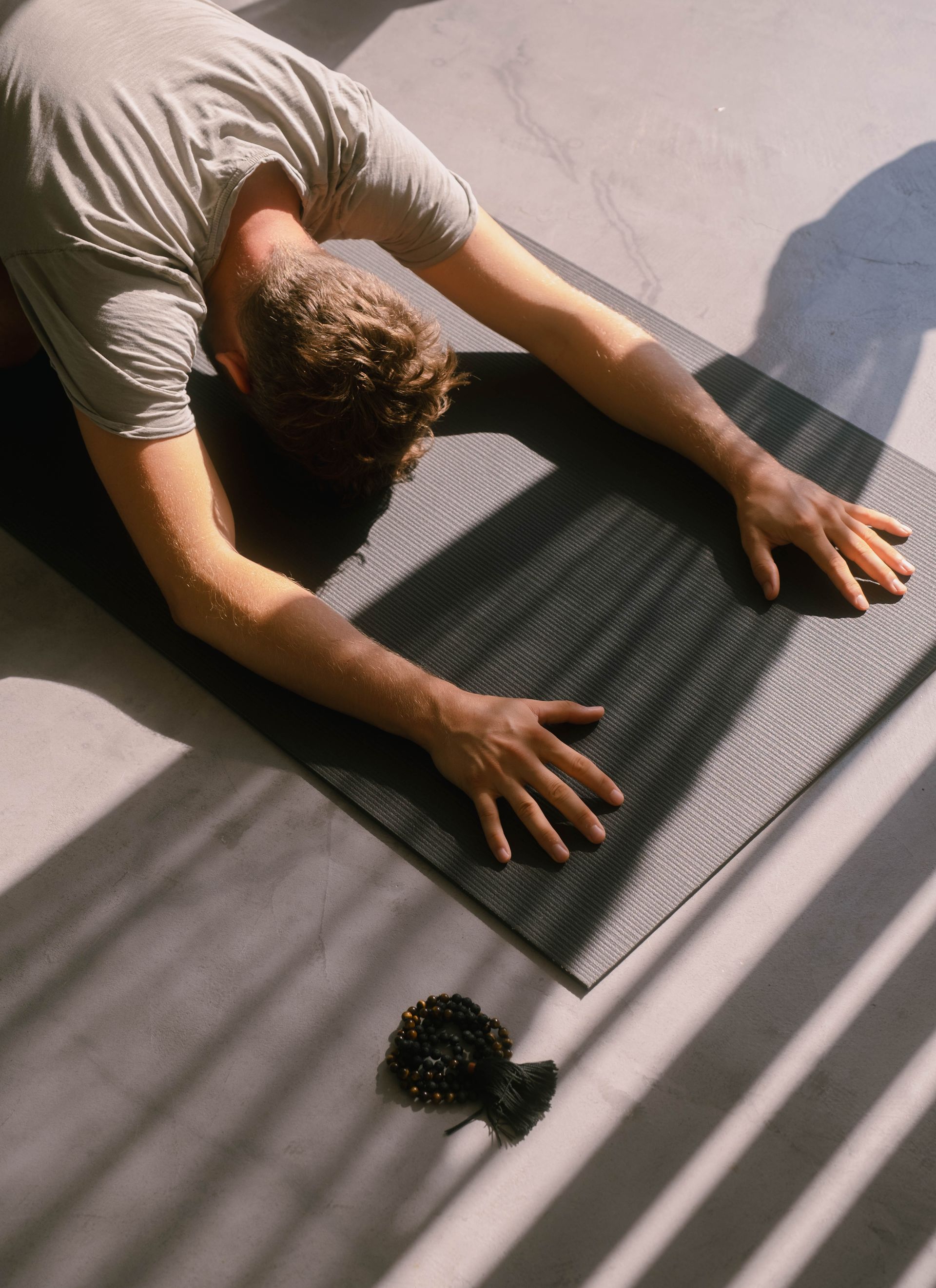 deeply relax with yoga on Corfu