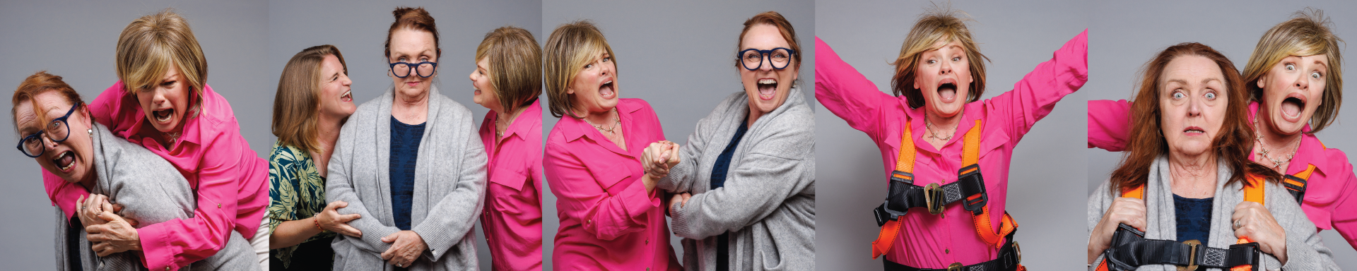 Promo images featuring actors Linda Libby, Eileen Bowman & Samantha Ginn