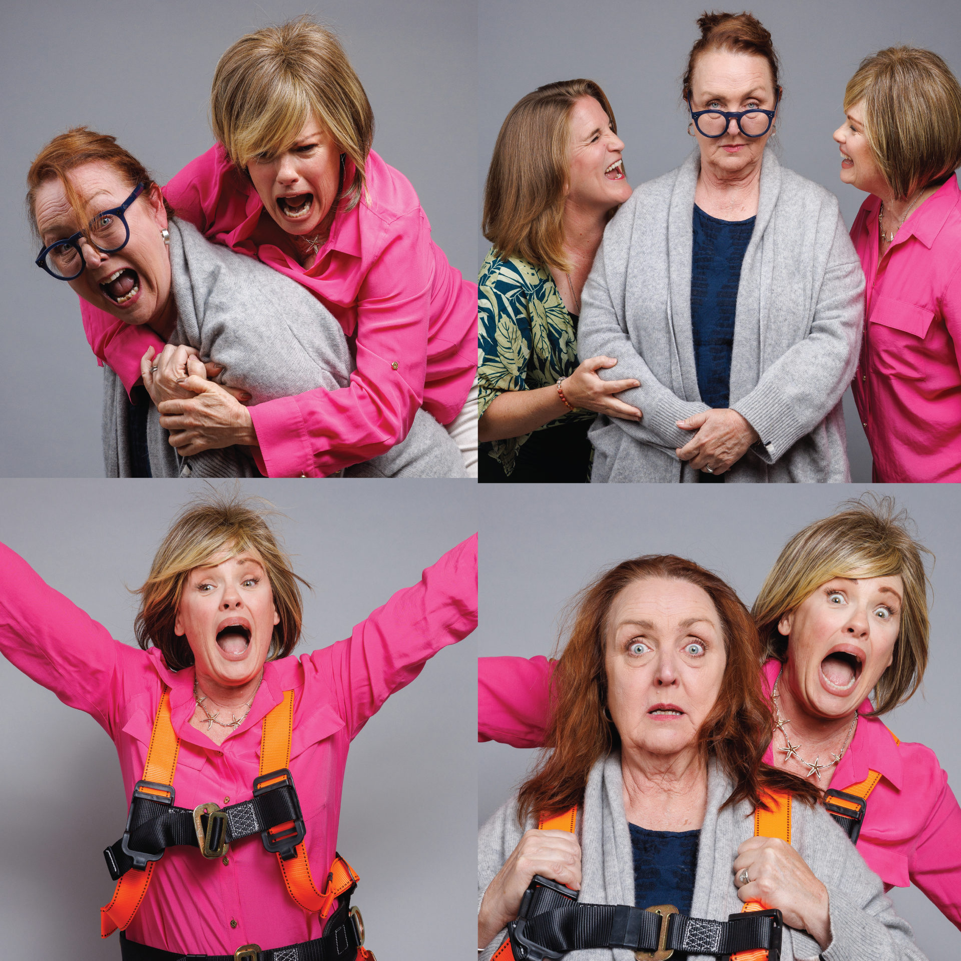 Promo images featuring actors Linda Libby, Eileen Bowman & Samantha Ginn