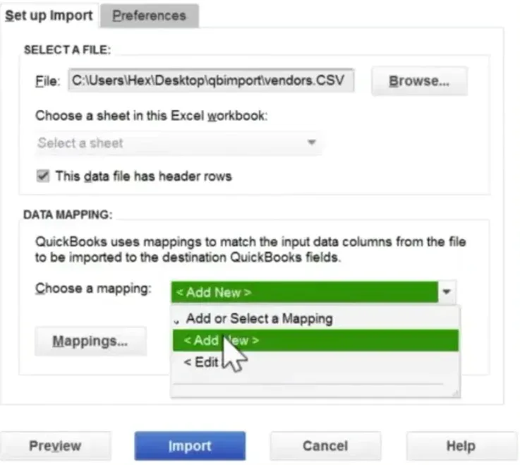 Import excel to QuickBooks Import excel to QuickBooks