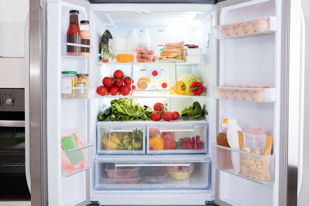Open Refrigerator Filled With Fresh Produce, Various Foods, and Drinks — SealTite in Kingscliff, NSW