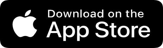 The Apple logo is on a black background and says