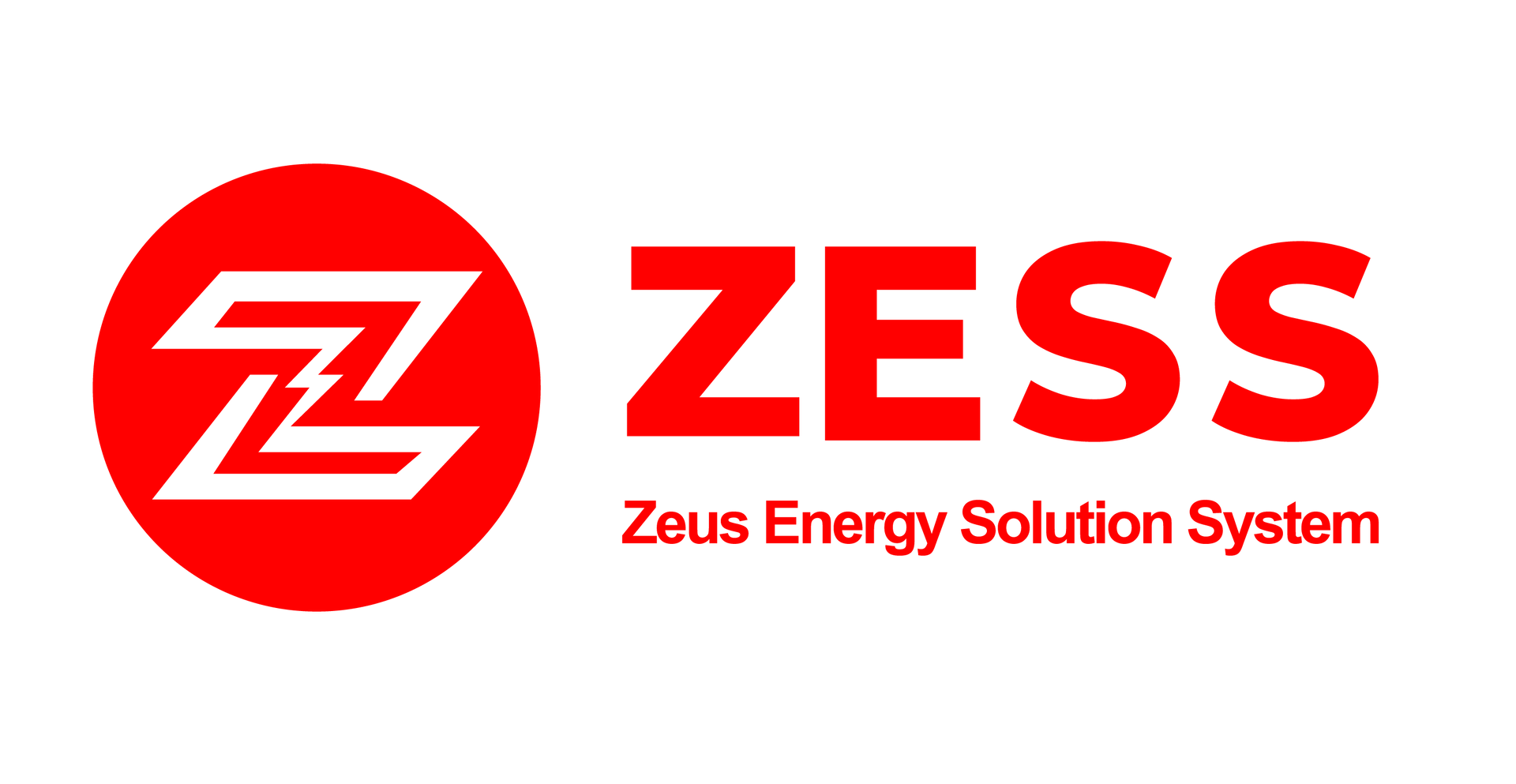 Red and gray versions of the logo of Zeus Energy Solution Inc.