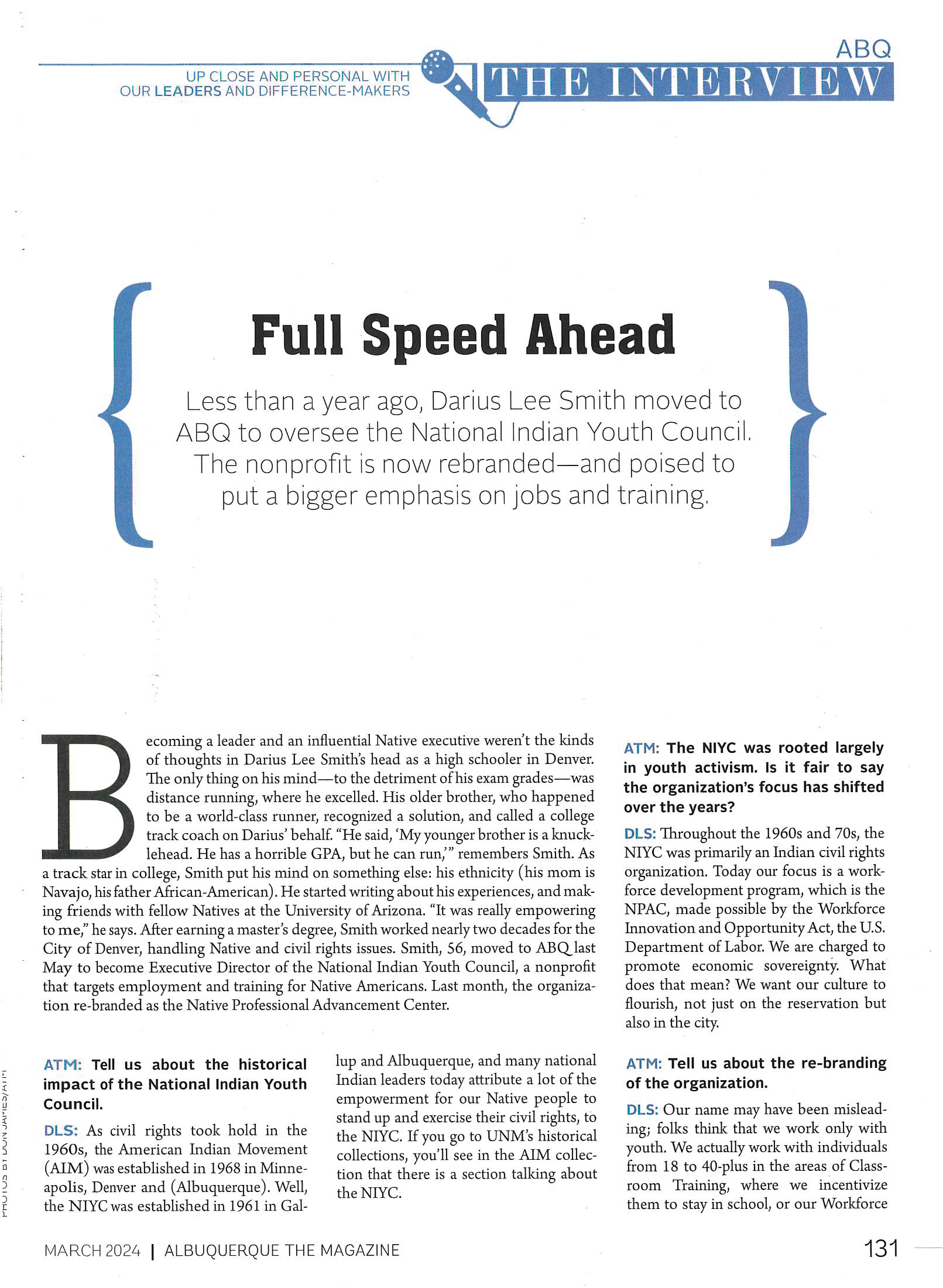 A page from a book titled full speed ahead