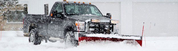 Car In Winter Day — Worcester, MA — Watson Landscaping and Construction