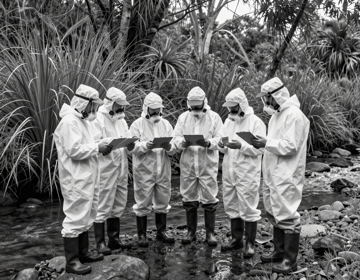 Vistoria técnica em área de preservação ambiental