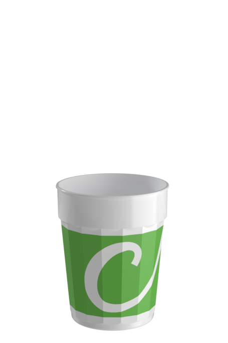 22oz Fluted Cup