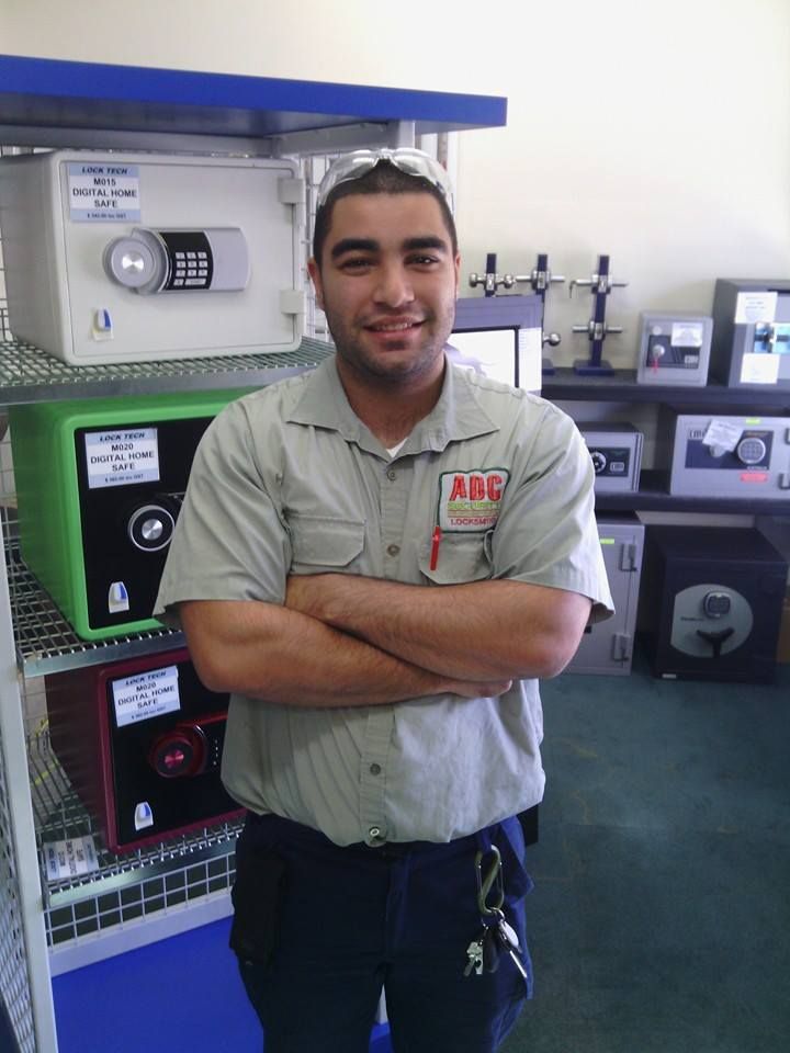 A Man Working at a Locksmith Store Called ADC Locksmiths — ADC Locksmiths in Wollongong, NSW 