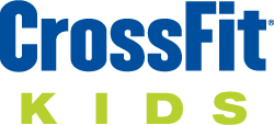 Un logo bleu et vert pour les enfants crossfit