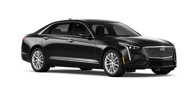 Cadillac sedan airport chauffeur pickup and drop off service