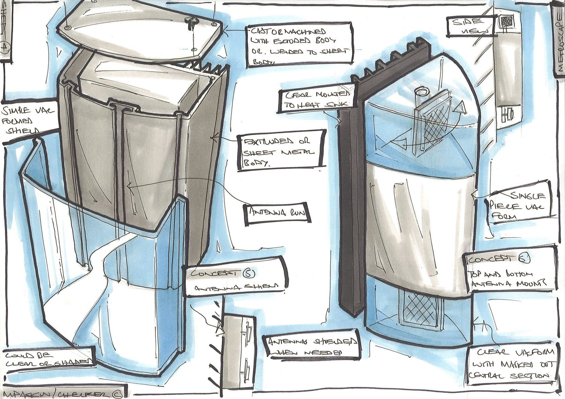 RUGGED ELECTRONICS PACKAGING DESIGN AS STREET FURNITURE IMAGE