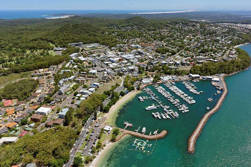 Nelson Bay Looking South-west Towards Gan Gan Lookout — Bay Area Plumbing In Nelson Bay, NSW