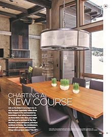 A magazine article about charting a new course