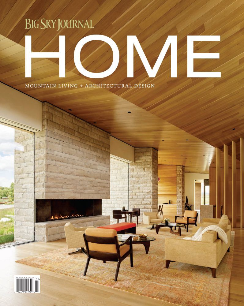 The cover of a magazine called big sky journal home