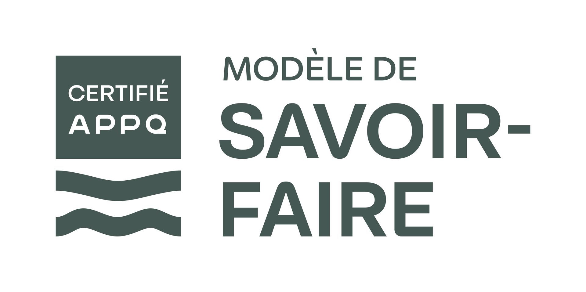 A logo for a company called modele de savoir-faire