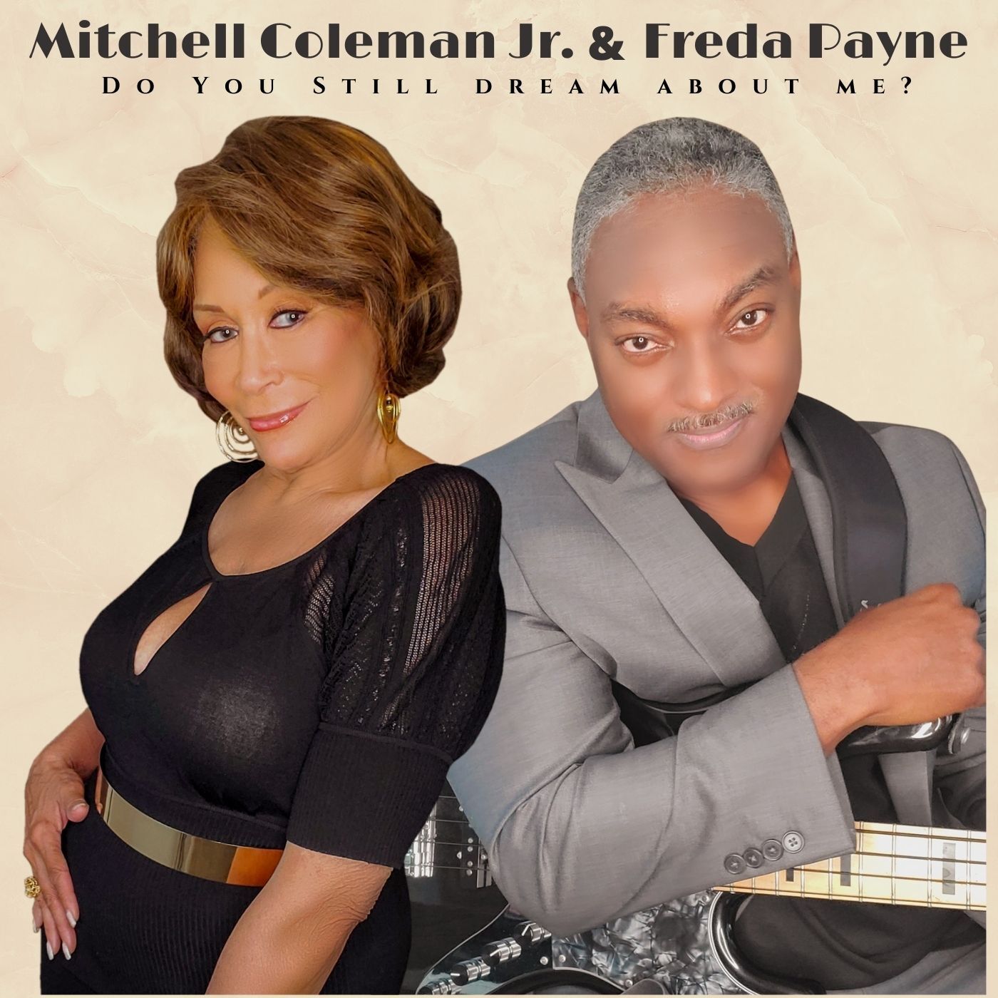 Album cover of two people posing together with title text “Do You Still Dream About Me?”