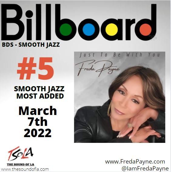 Billboard # 5 smooth jazz most added march 7th 2022