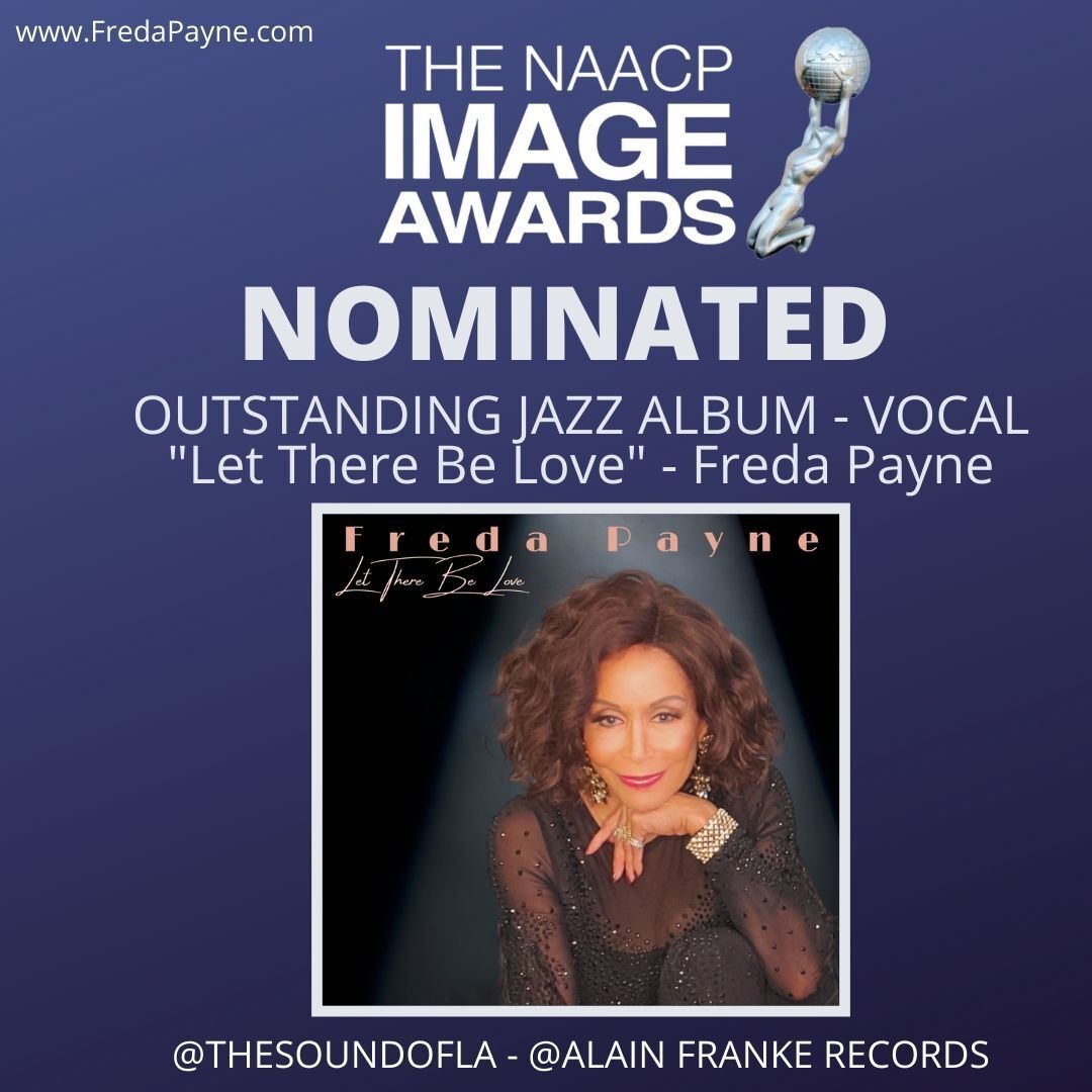 Freda payne has been nominated for the naacp image awards